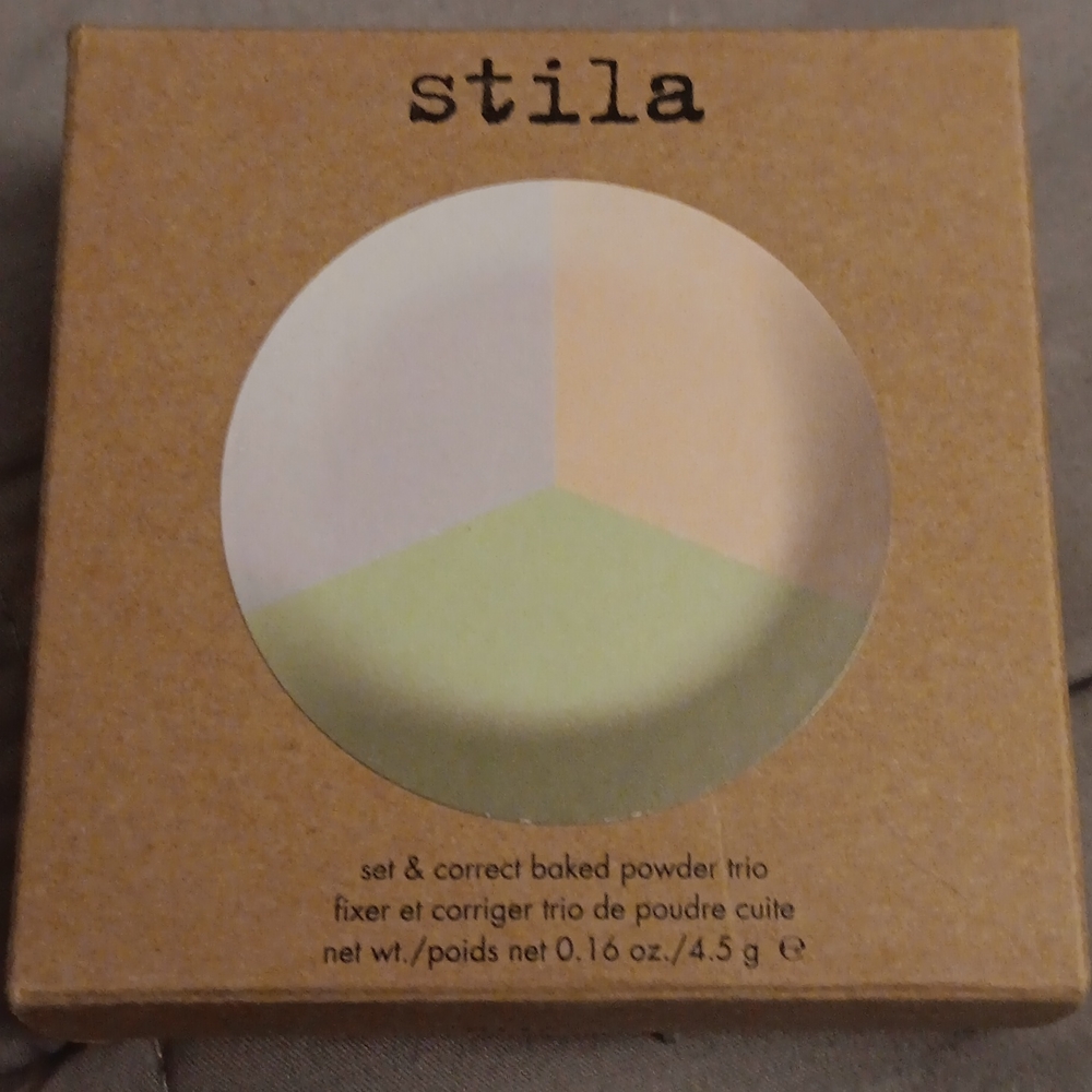 Set and correct  baked powder trio